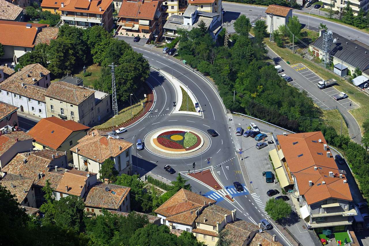 Кръгово кръстовище (Сан Марино) онлайн пъзел