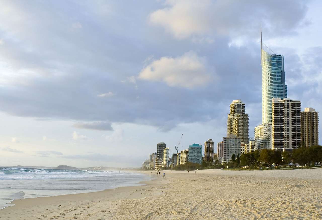 Surfers Paradise i Gold Coast (Australien) pussel online från foto