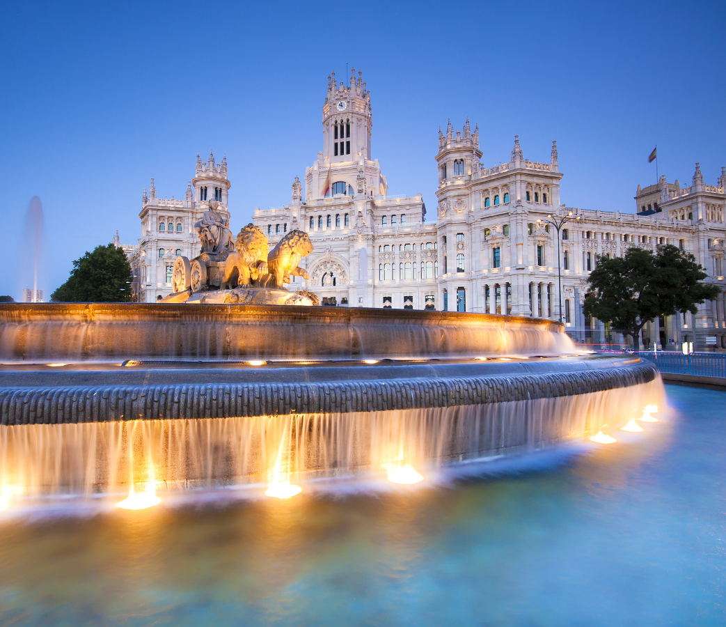 Plaza de la Cibeles in Madrid (Spanien) Online-Puzzle vom Foto