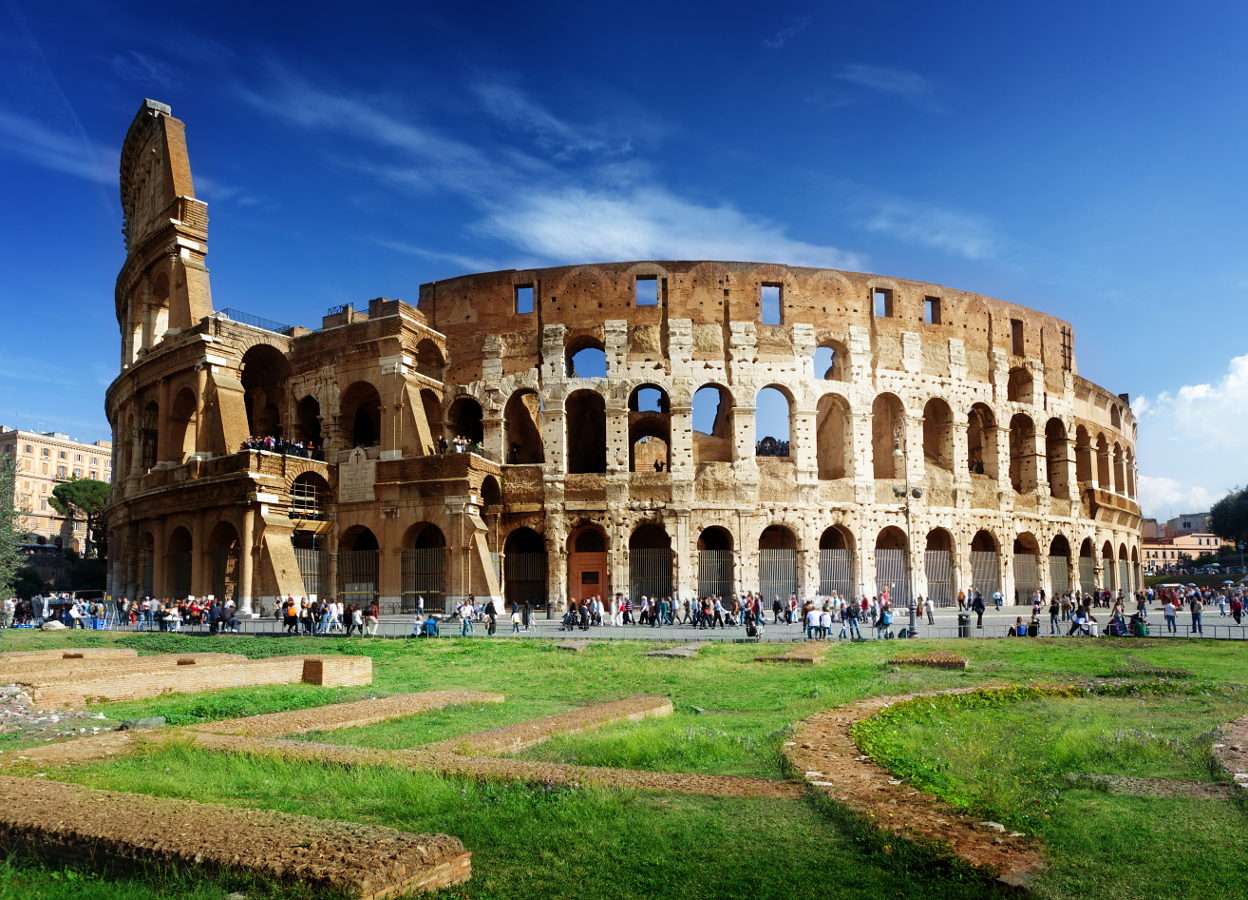 Колизеум в Рим (Италия) онлайн пъзел