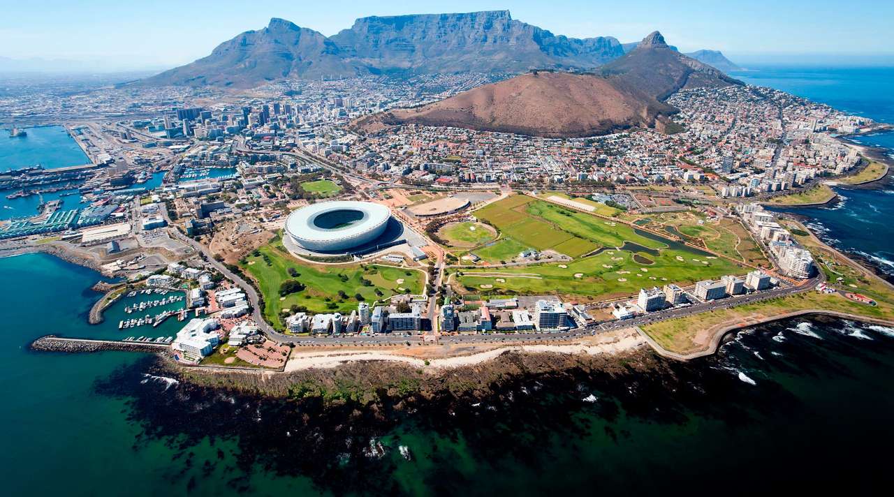 Kaapstad, Zuid-Afrika) puzzel online van foto