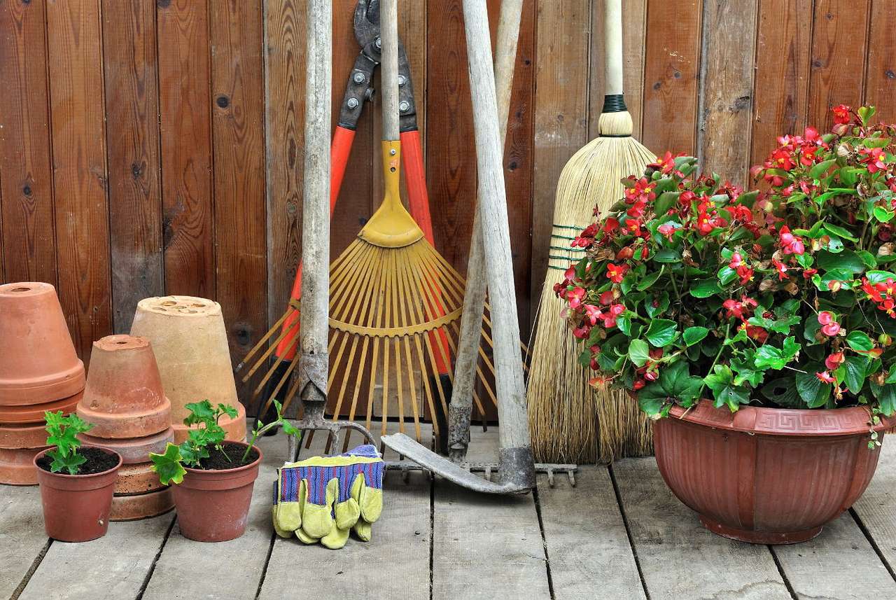 Εργαλεία κηπουρικής παζλ online από φωτογραφία