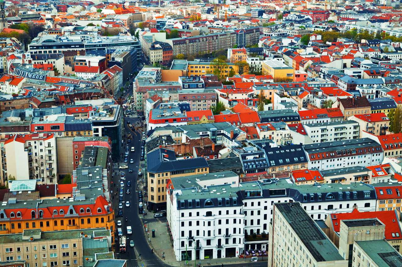 Vista aérea de Berlim (Alemanha) puzzle online a partir de fotografia