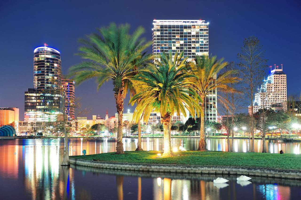 Panorama van Orlando (VS) puzzel online van foto