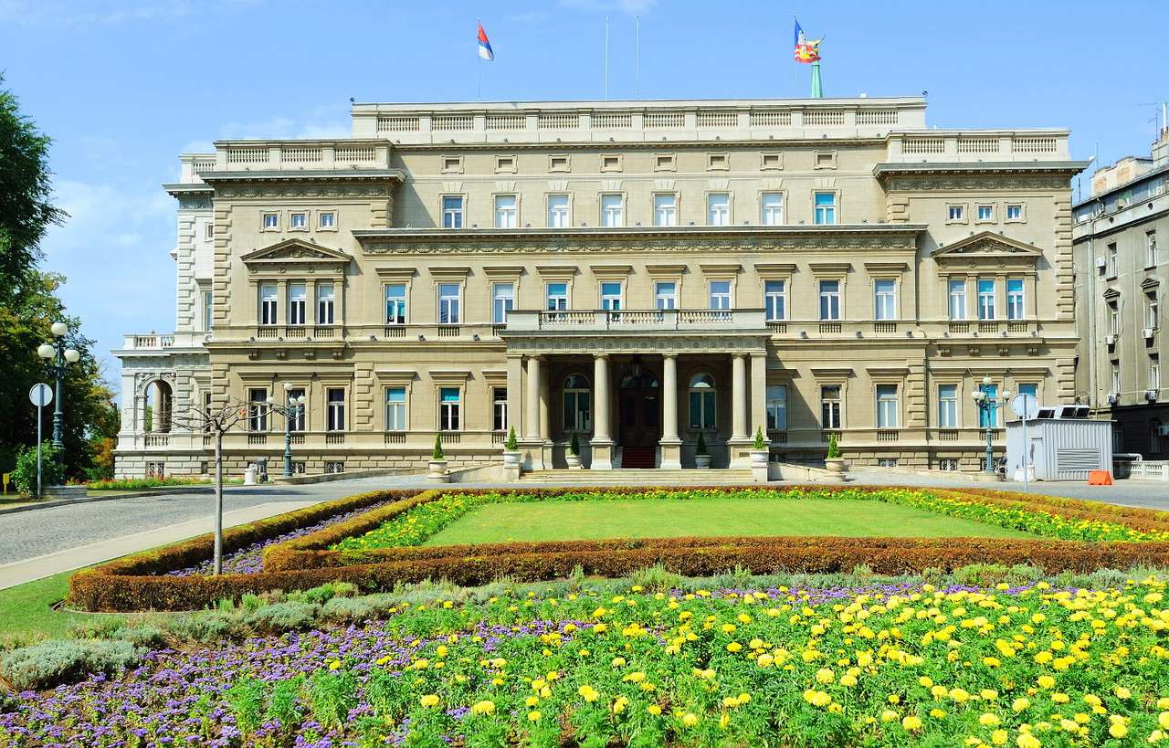 Városháza Belgrádban (Szerbia) online puzzle
