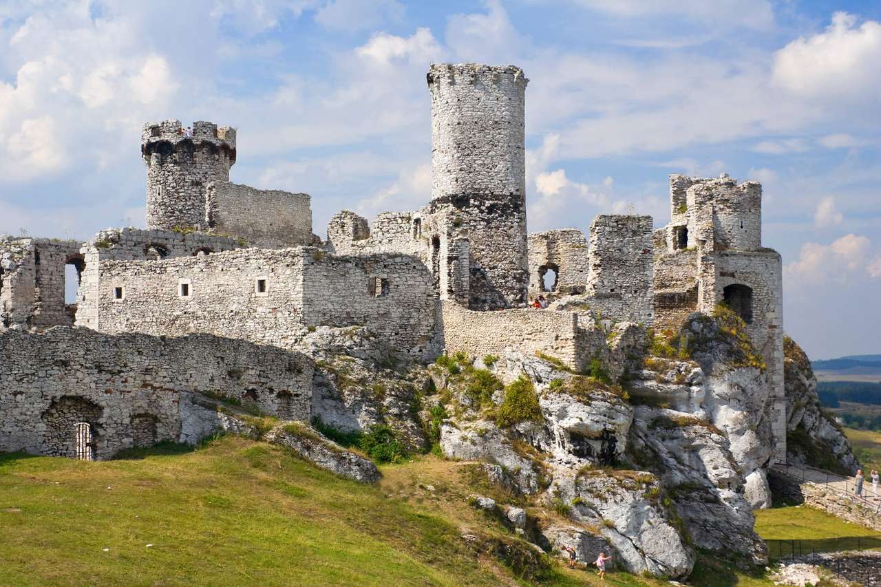 Κάστρο Ogrodzieniec (Πολωνία) παζλ online από φωτογραφία
