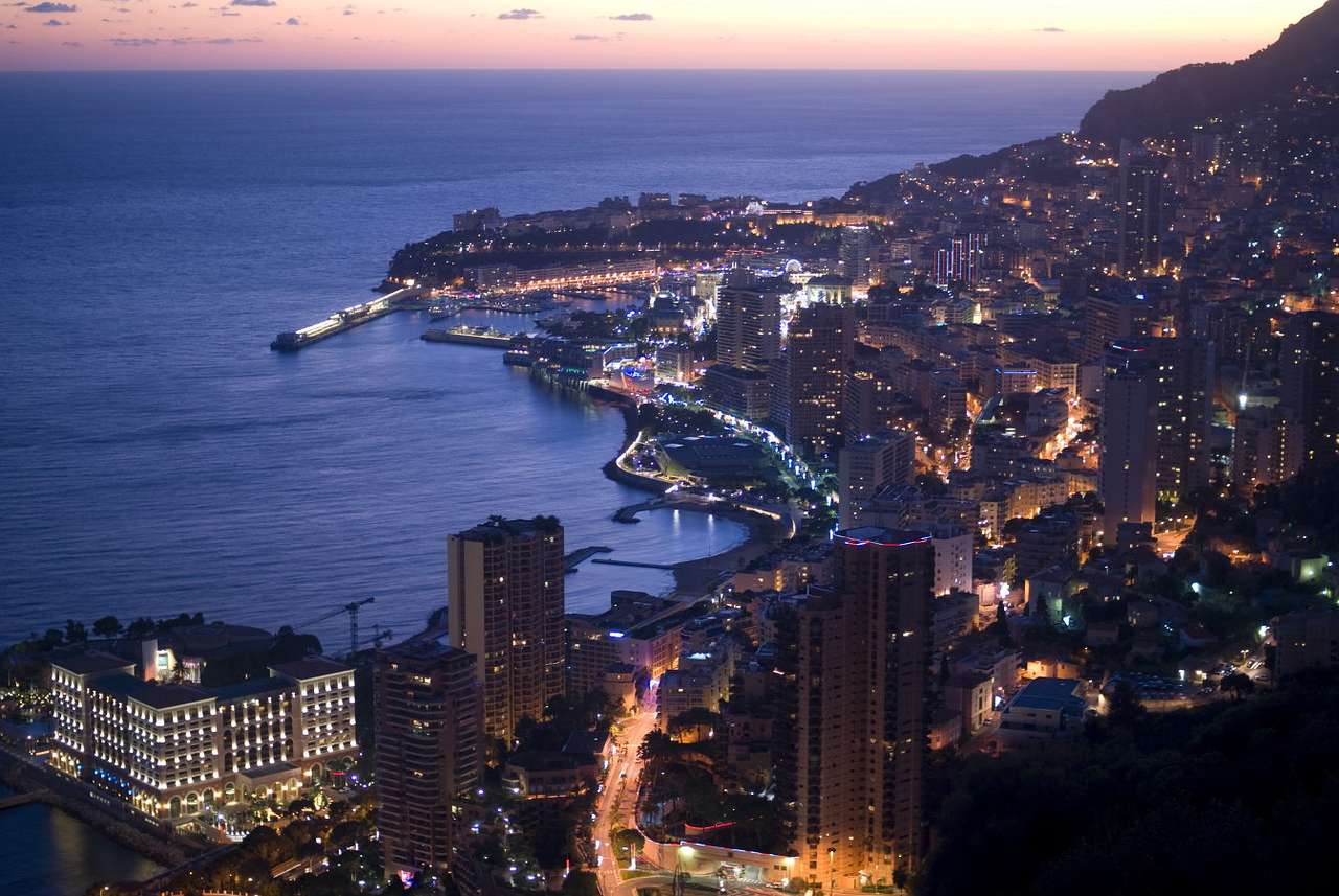 Panorama van Monaco online puzzel
