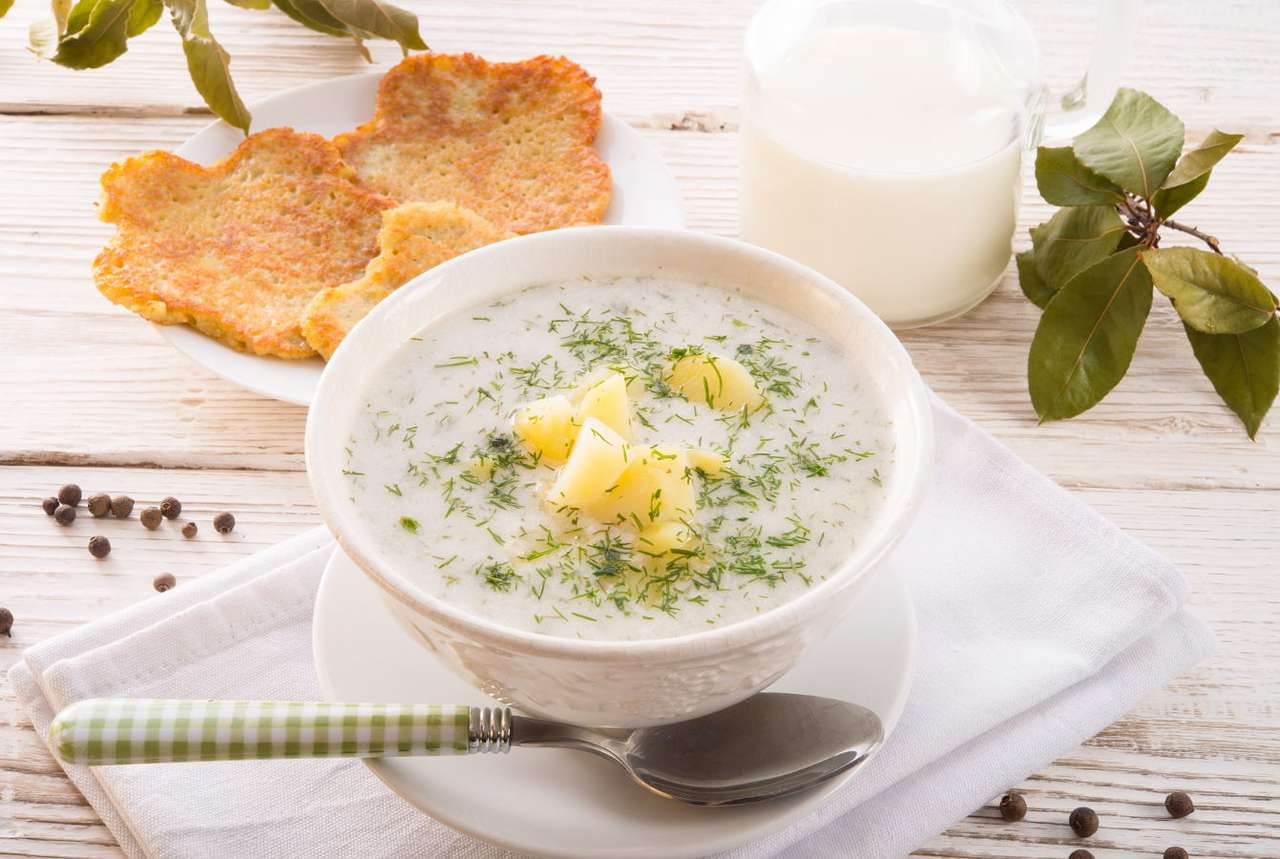 Полска супа от копър онлайн пъзел