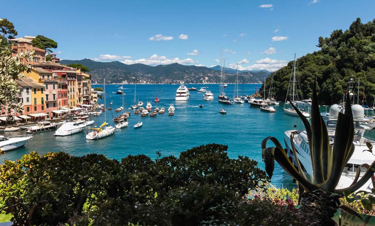 Portofino (Olaszország) kikötője online puzzle