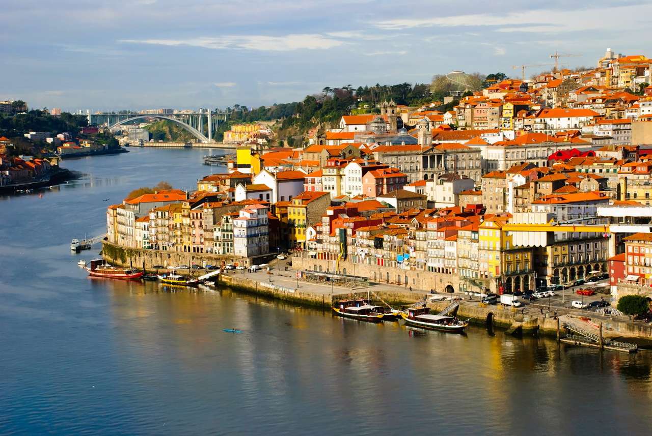 Bezirk Ribeira in Porto (Portugal) Online-Puzzle