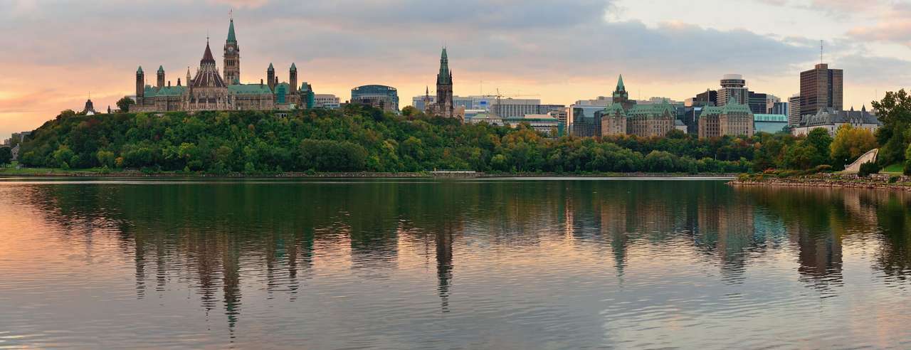 Panorama d'Ottawa (Canada) puzzle en ligne à partir d'une photo