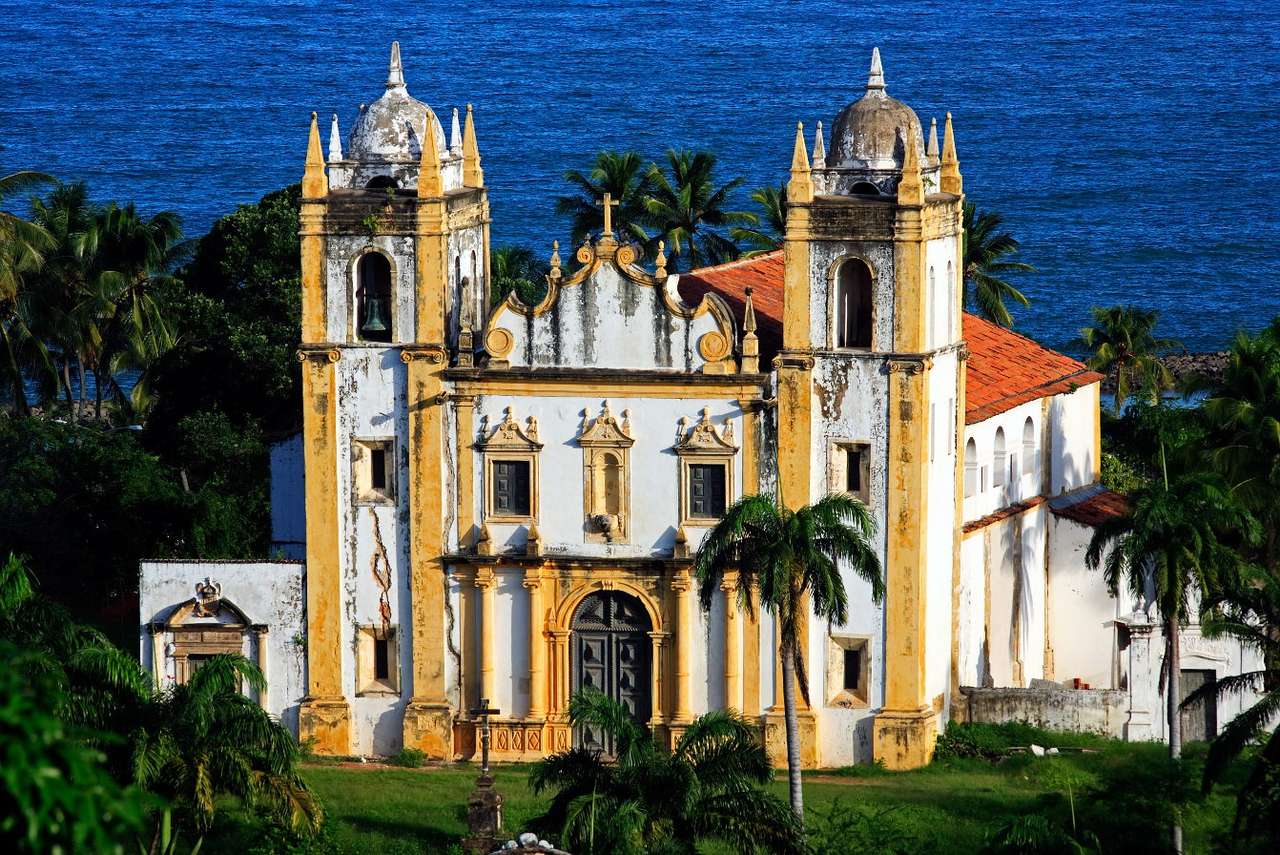 Our Lady Basilica från Carmel Mount i Recife (Brasilien) Pussel online