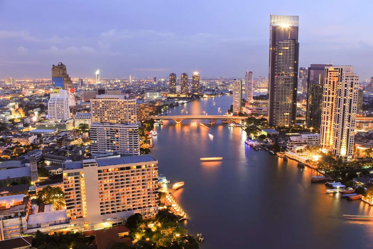 Panorama Bangkoku (Thajsko) online puzzle