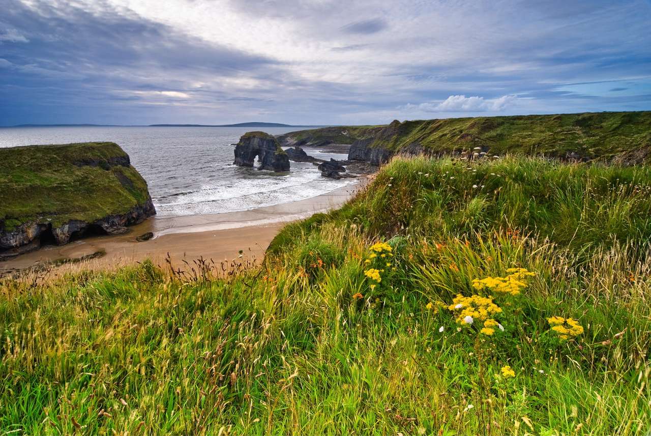 Kliffen in County Kerry (Ierland) puzzel online van foto