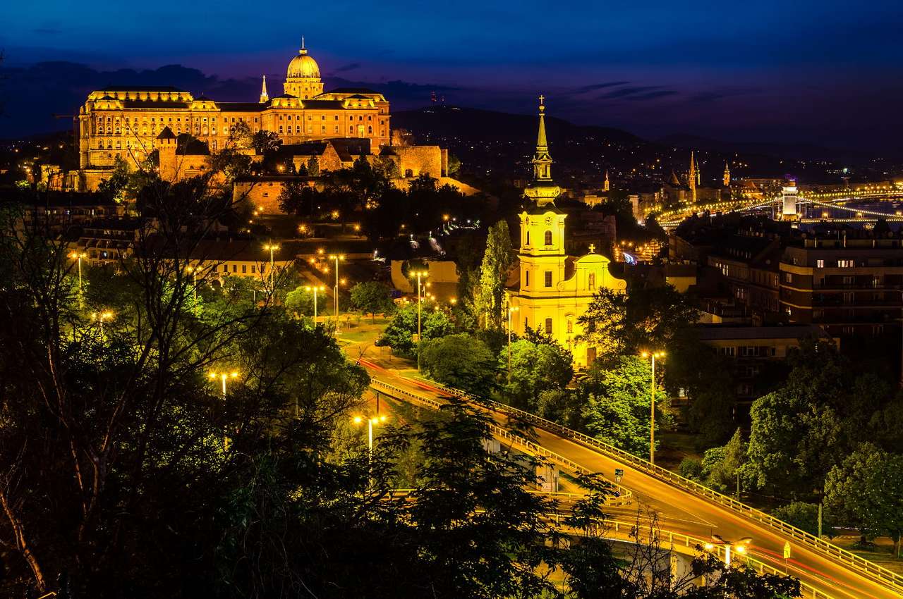 Koninklijk kasteel in Boedapest (Hongarije) puzzel van foto