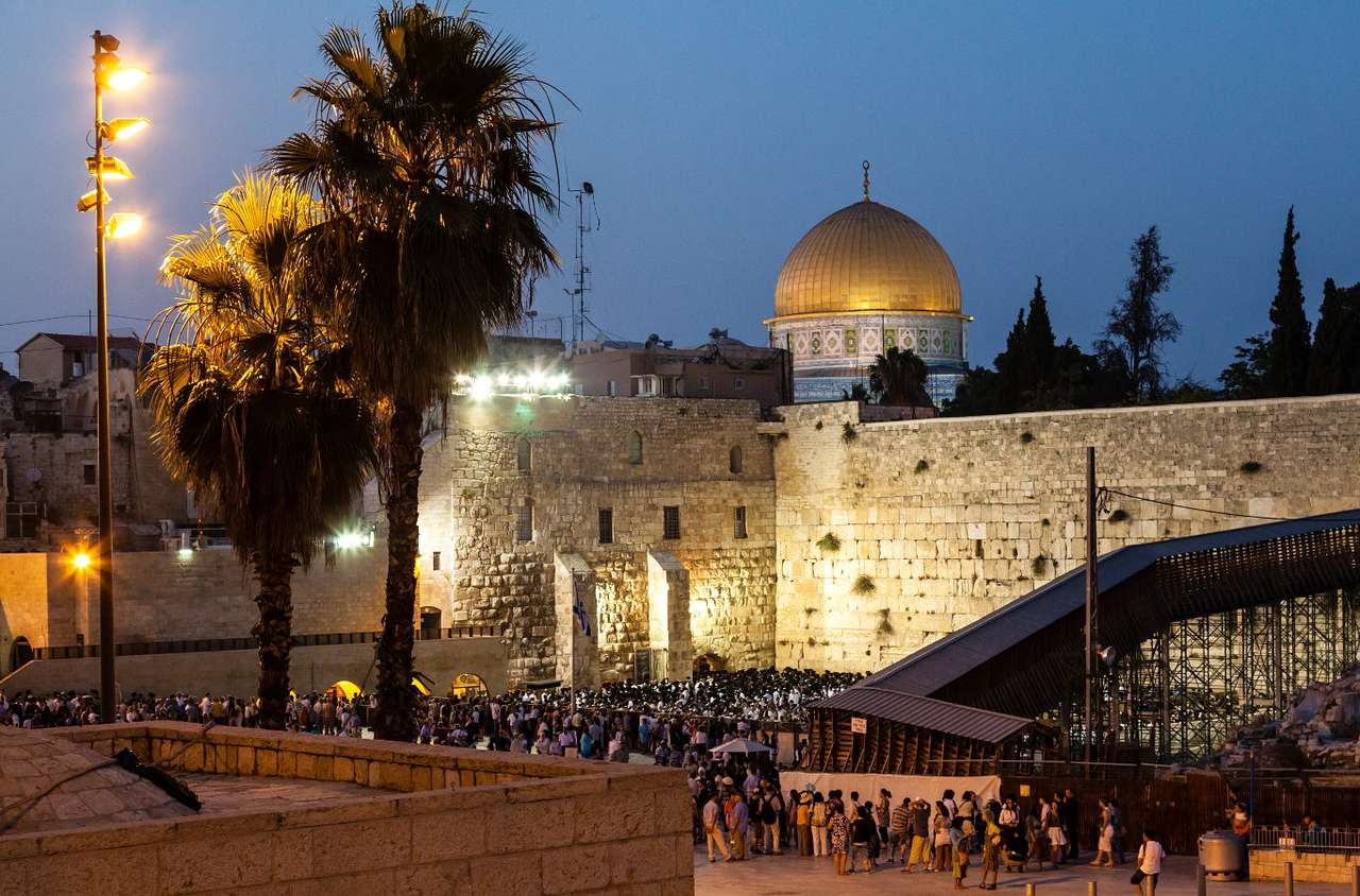 Zidul Plângerii din Ierusalim (Israel) puzzle online din fotografie