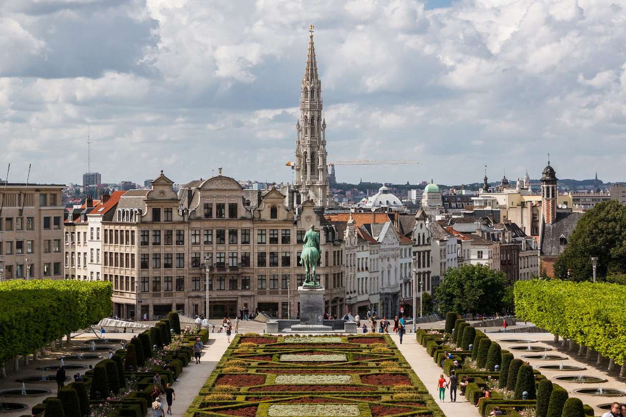 Quartier du Mont des Arts à Bruxelles (Belgique) puzzle en ligne