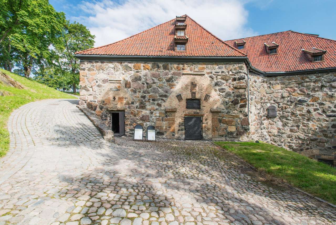 Akershus-fort in Oslo (Noorwegen) puzzel online van foto