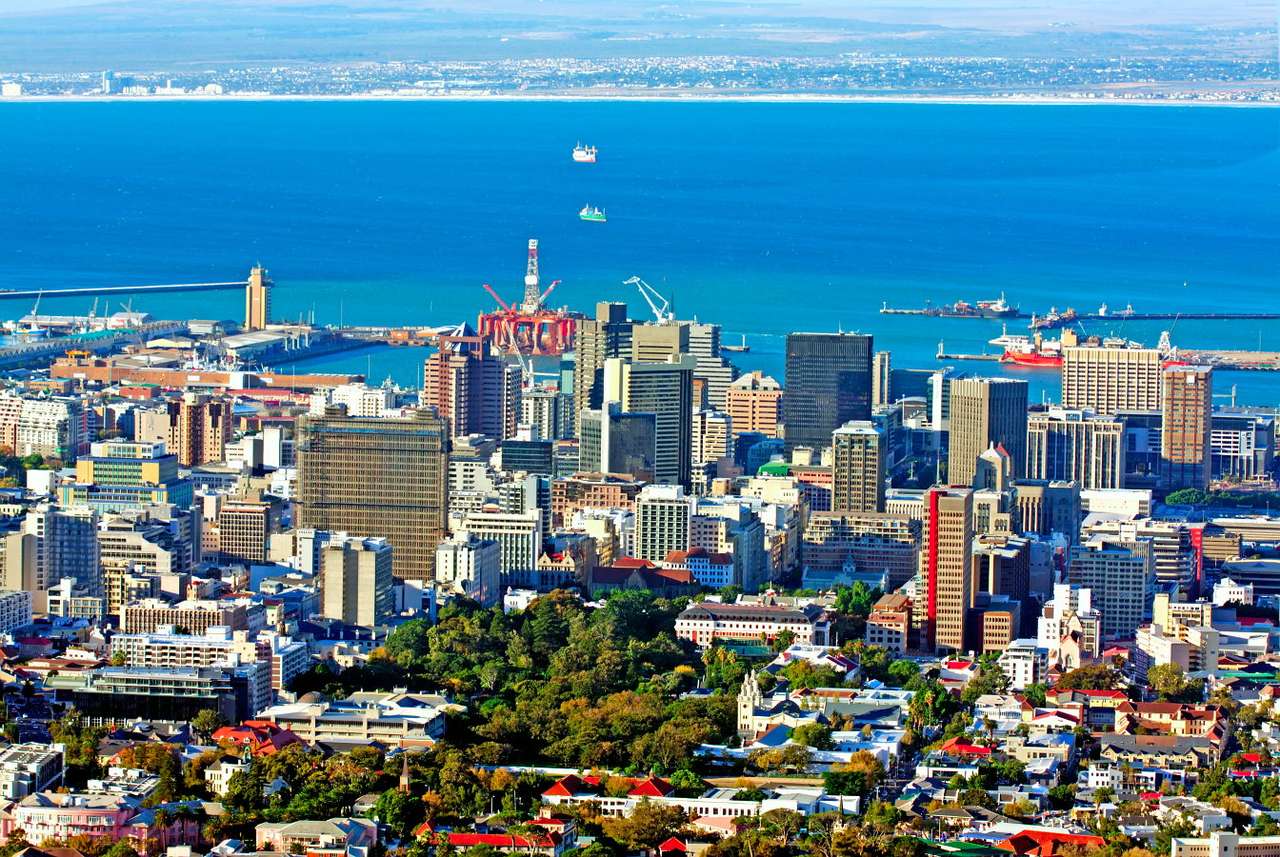 Kaapstad, Zuid-Afrika) puzzel online van foto