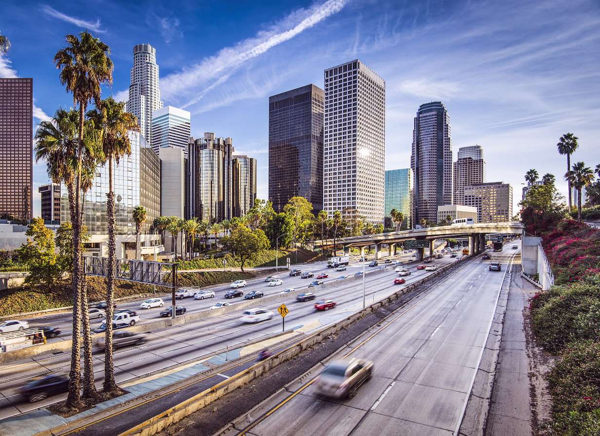 Център на Лос Анджелис (САЩ) онлайн пъзел