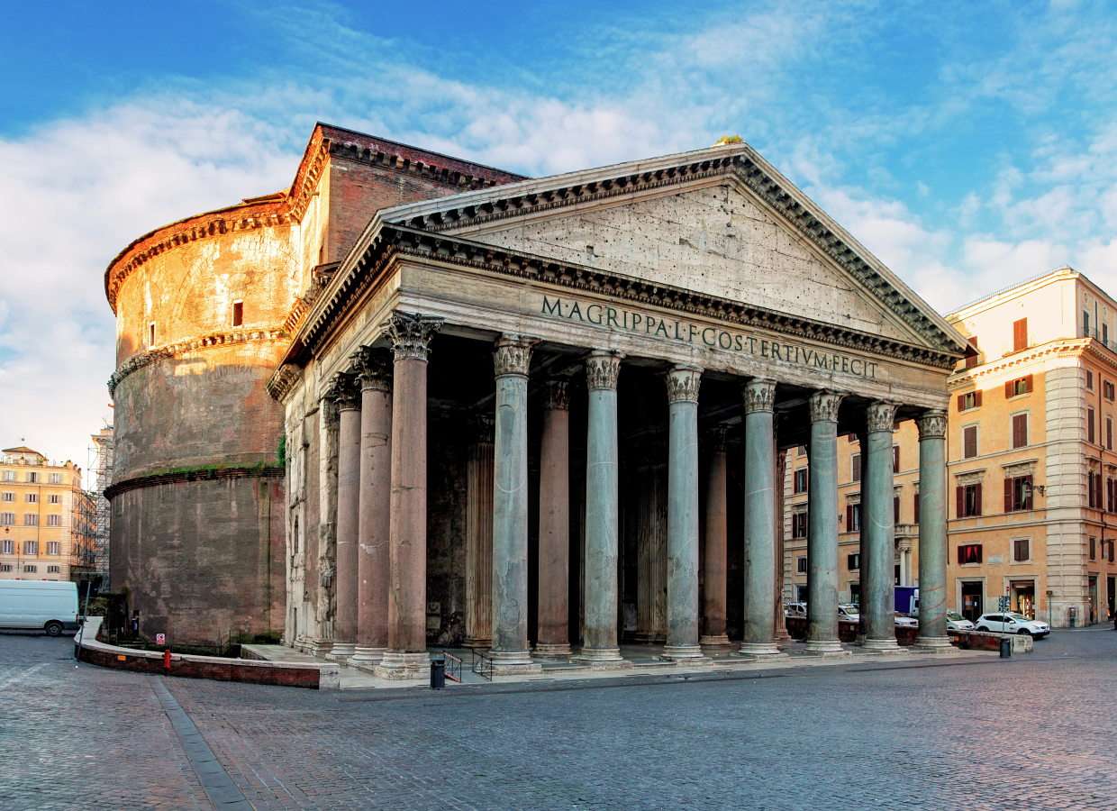Pantheon v Římě (Itálie) puzzle online z fotografie