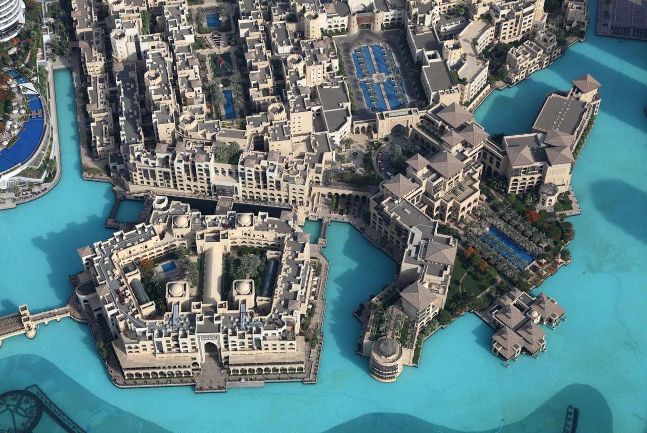 Centre of Dubai (Förenade Arabemiraten) pussel online från foto