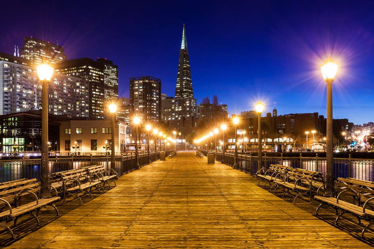 Pier 7 in San Francisco (USA) Online-Puzzle