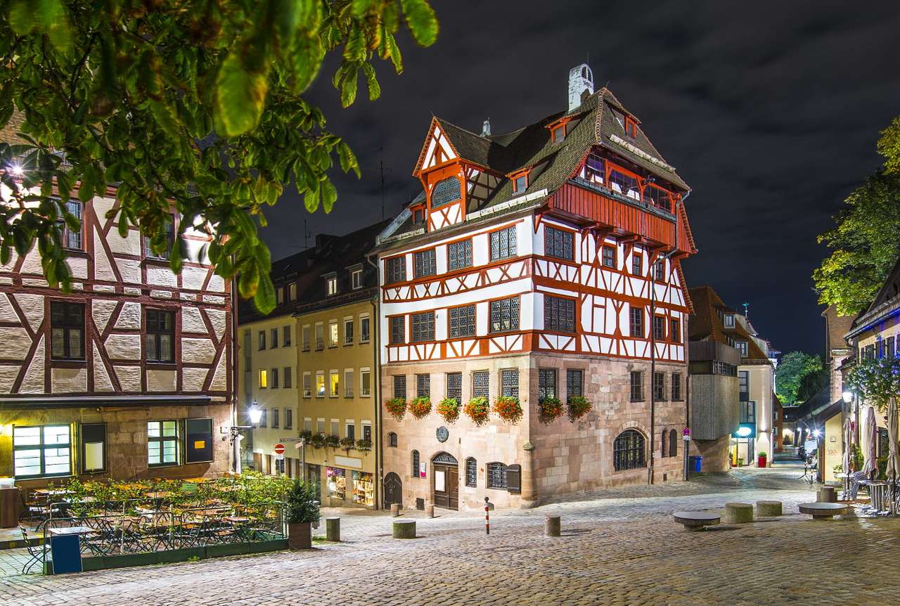 Huis van Albrecht Dürer in Neurenberg (Duitsland) puzzel online van foto