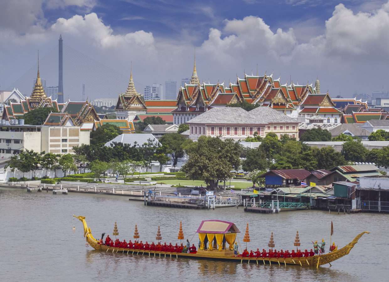 Grand Palace v Bangkoku (Thajsko) online puzzle