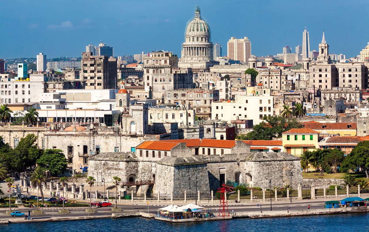 Panorama Havany (Kuba) puzzle online z fotografie