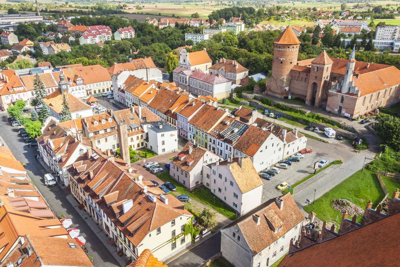 Il centro storico di Reszel (Polonia) puzzle online