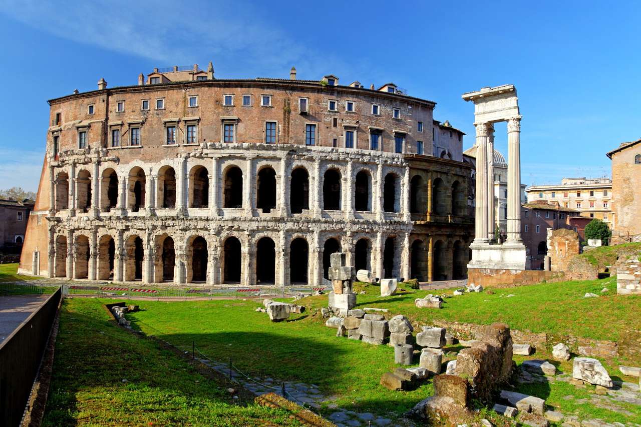 Θέατρο του Marcellus στη Ρώμη (Ιταλία) online παζλ