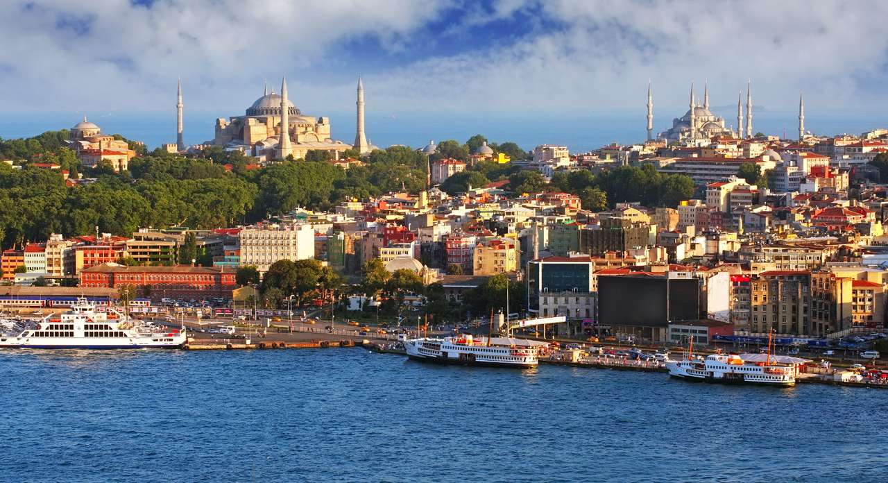 Panorama Estambul (Turquía) rompecabezas en línea