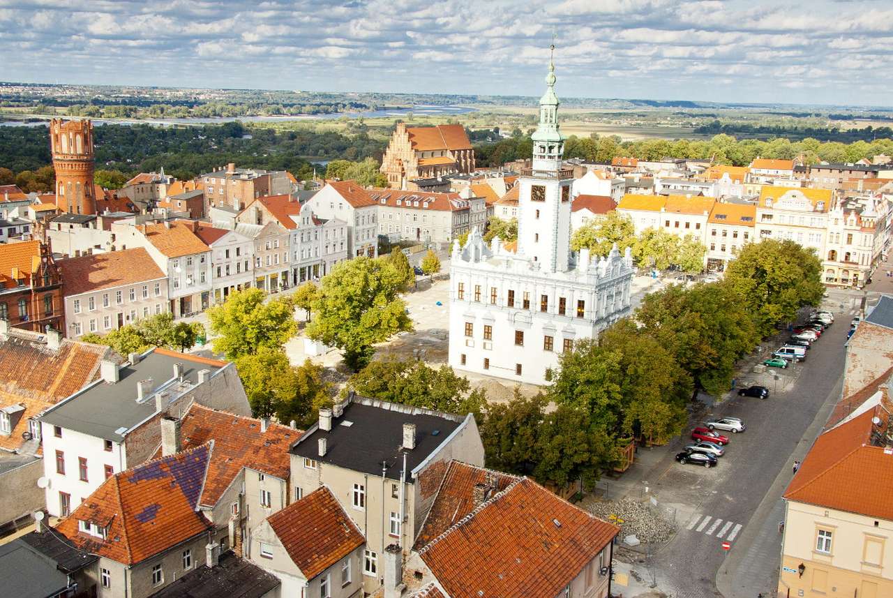 Stadshuset i Chełmno (Polen) Pussel online