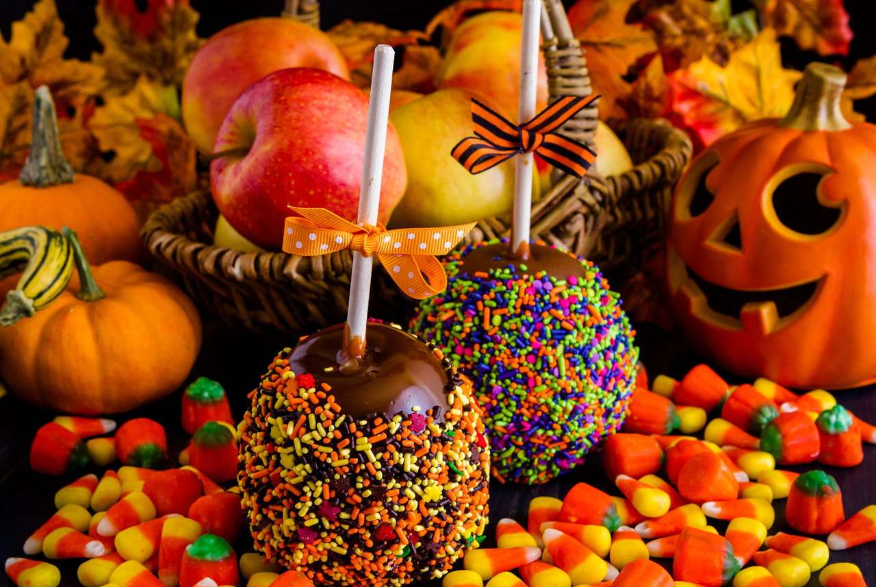 Halloween Süßigkeiten Online-Puzzle