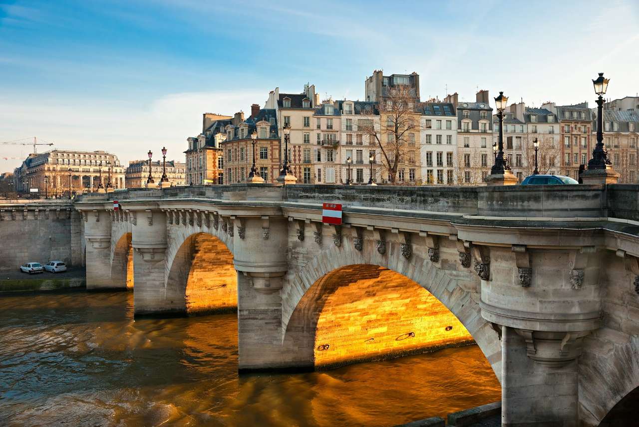 Pont Neuf i Paris (Frankrike) pussel online från foto
