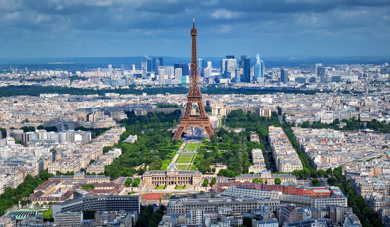 Panorama of Paris (France) online puzzle
