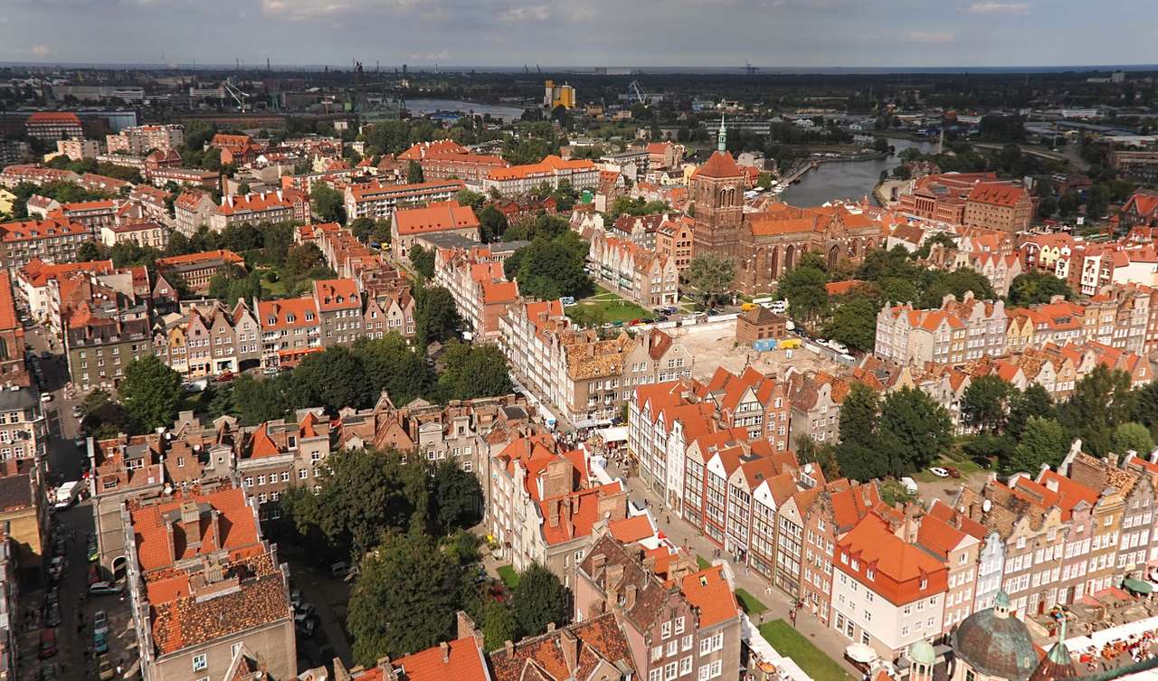 Orașul vechi din Gdańsk (Polonia) puzzle online