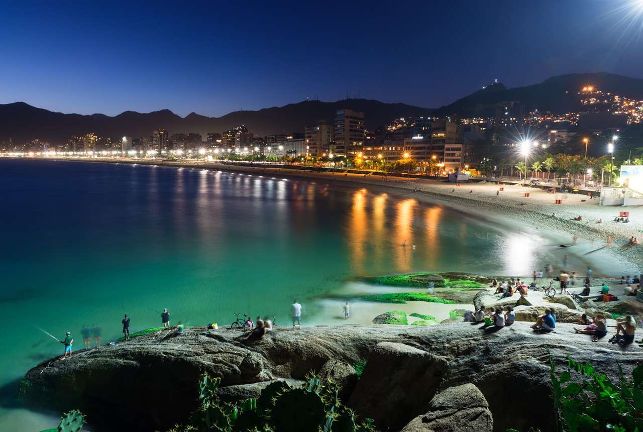 Ipanema-stranden i Rio de Janeiro (Brasilien) Pussel online