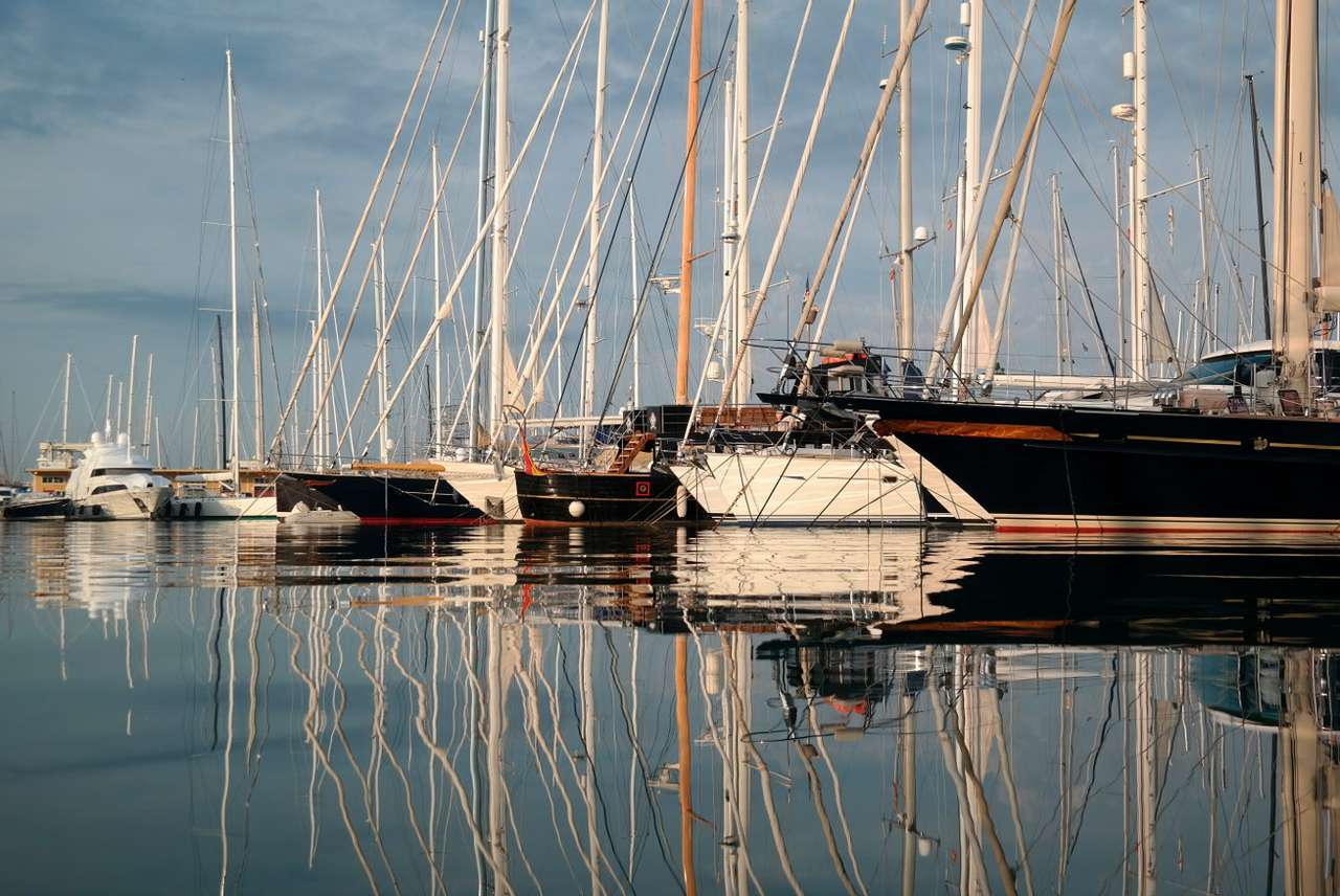 Marina i Palma de Mallorca (Spanien) pussel online från foto