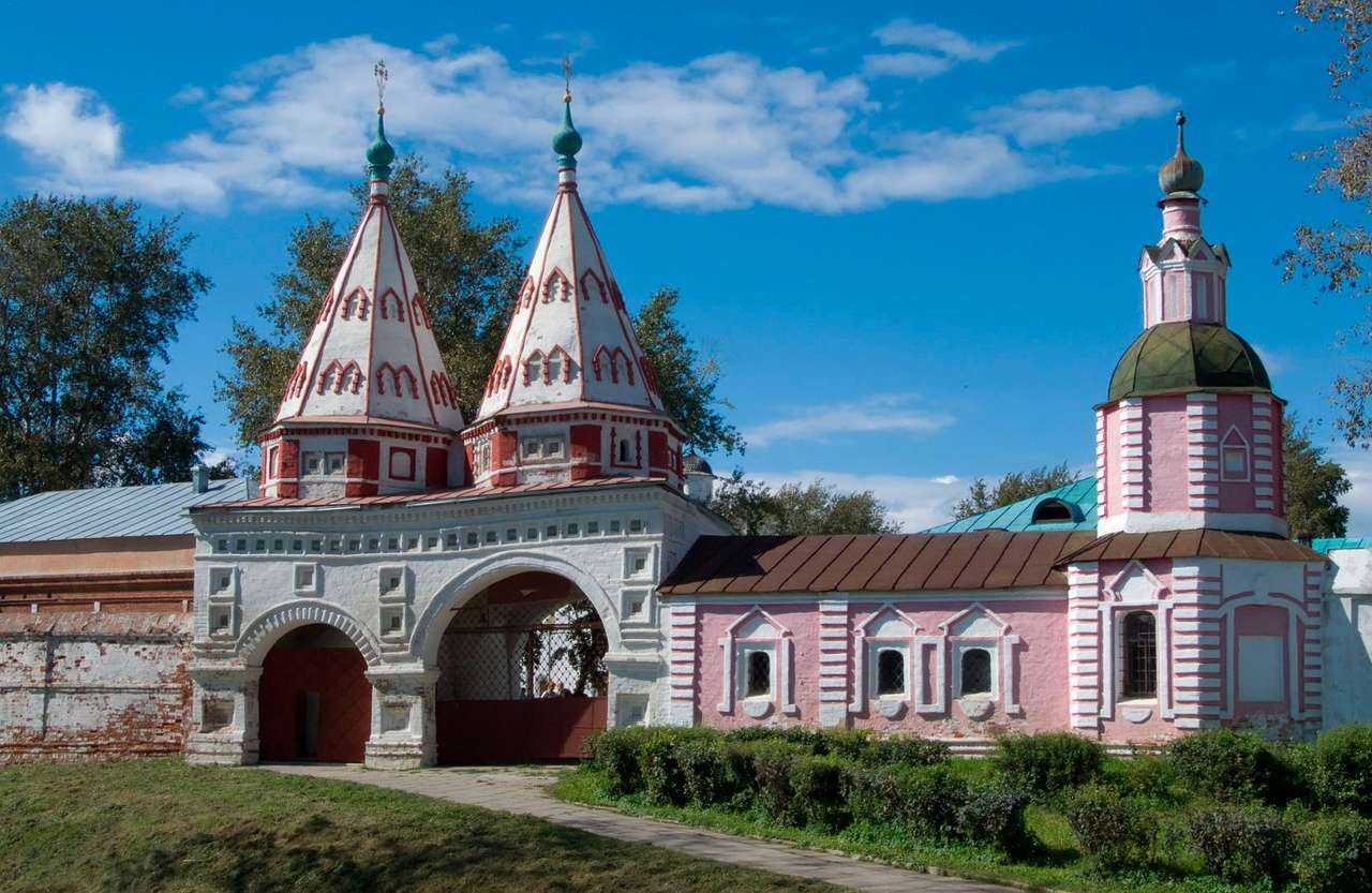 Holy Gate i Suzdal (Ryssland) pussel online från foto