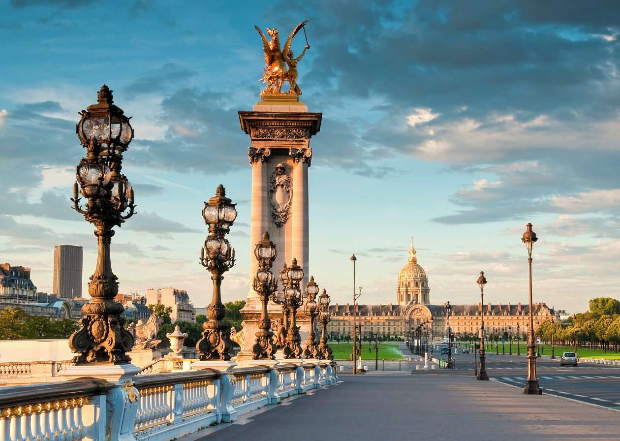 Мост Александра III (Франция) онлайн-пазл