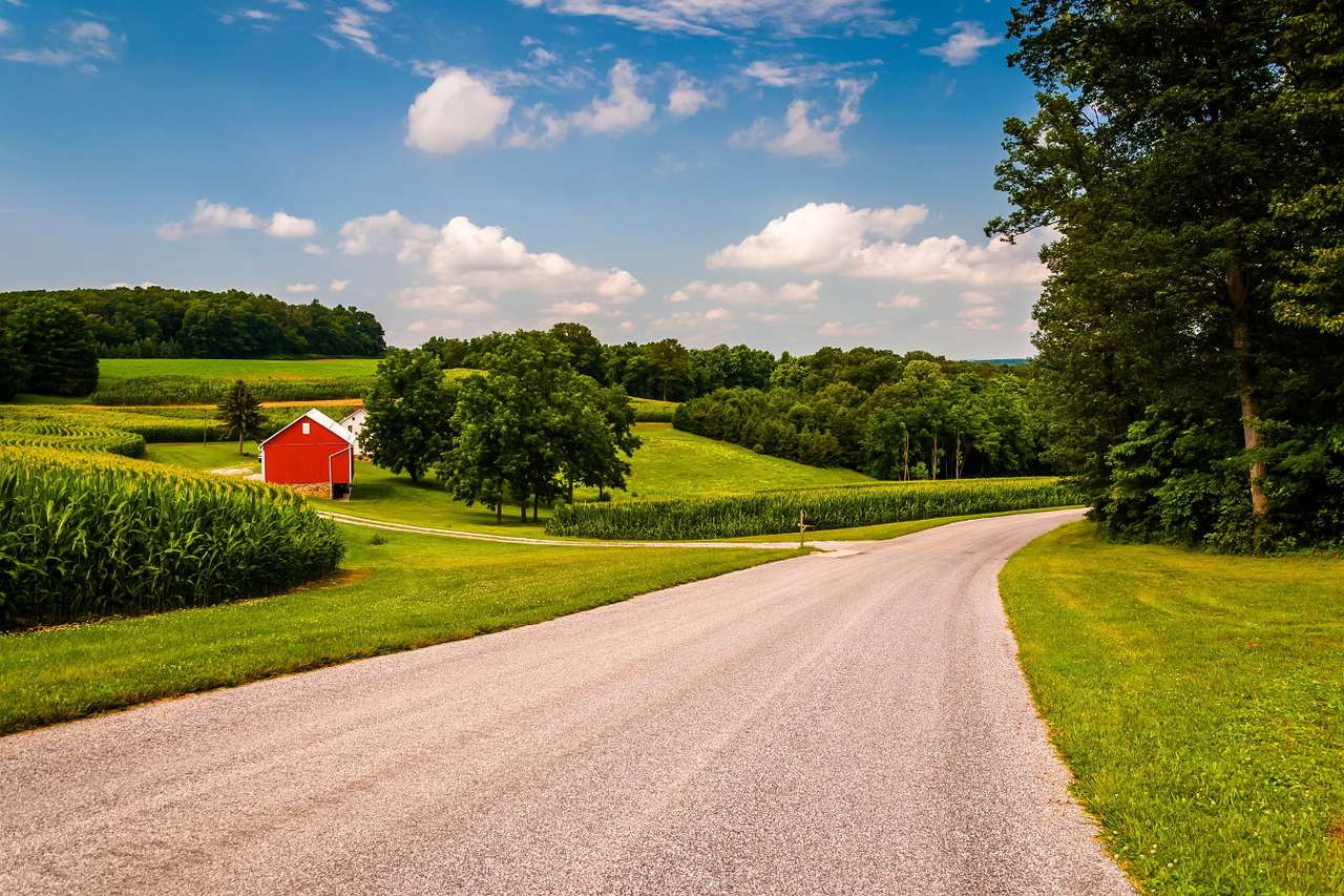 Farm in Pennsylvania (USA) puzzle online from photo