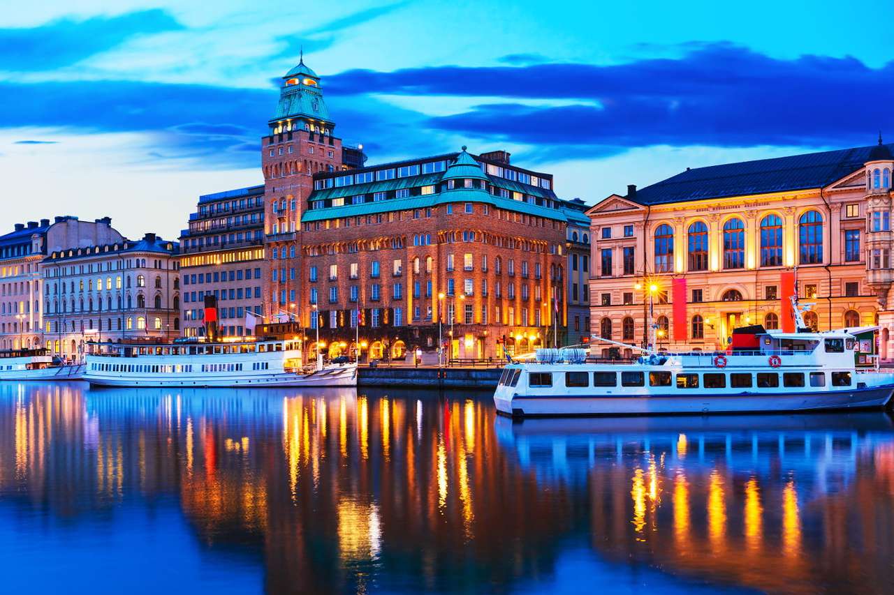 Gamla Stan in Stockholm (Zweden) online puzzel