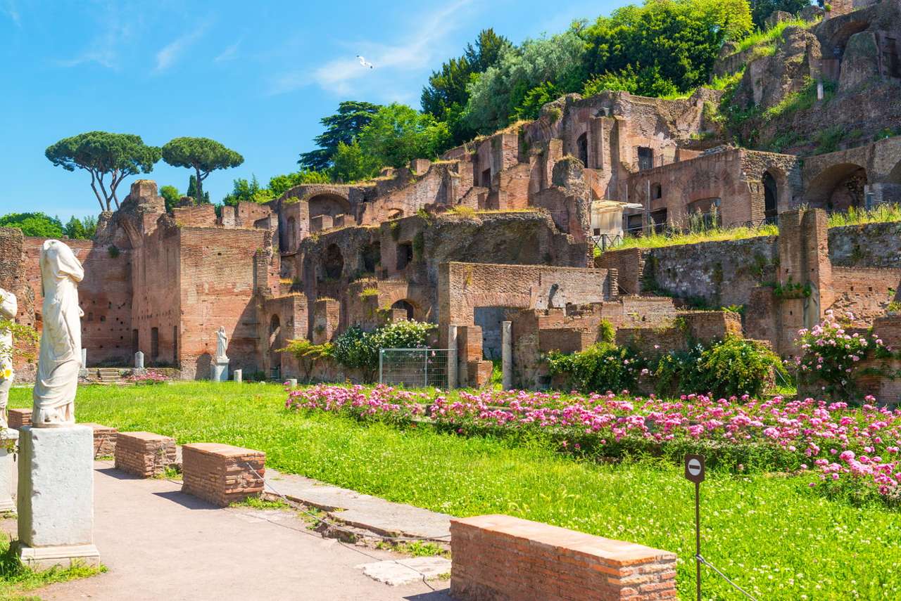 Ruiny římského fóra (Itálie) online puzzle