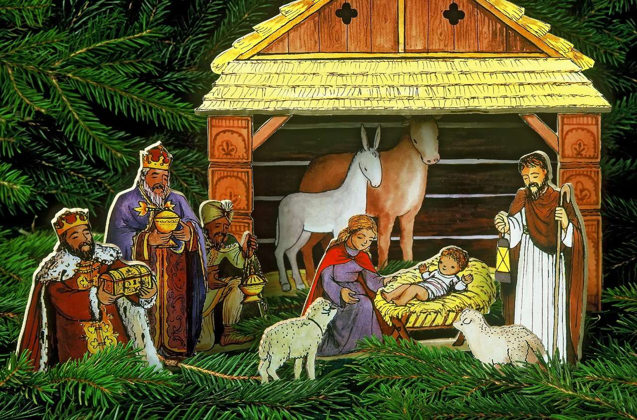 Nativity scene online puzzle