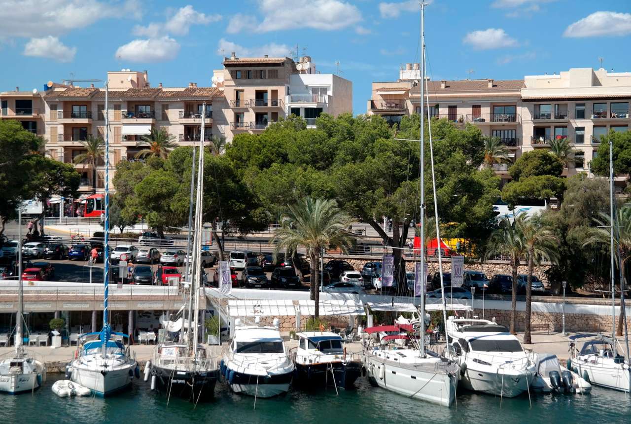 Yachts in Porto Cristo (Spain) online puzzle