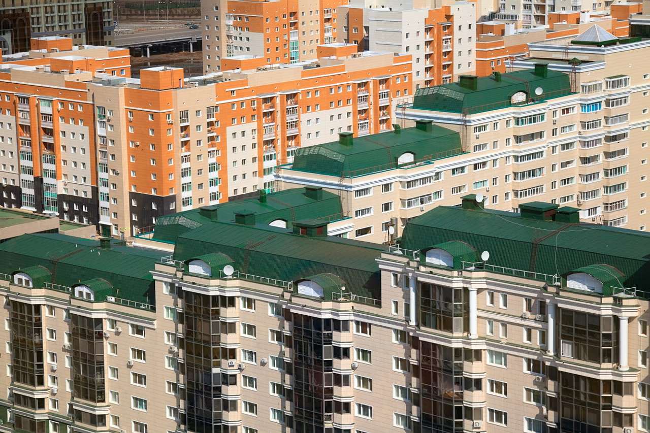 Woningbouw in Astana (Kazachstan) online puzzel