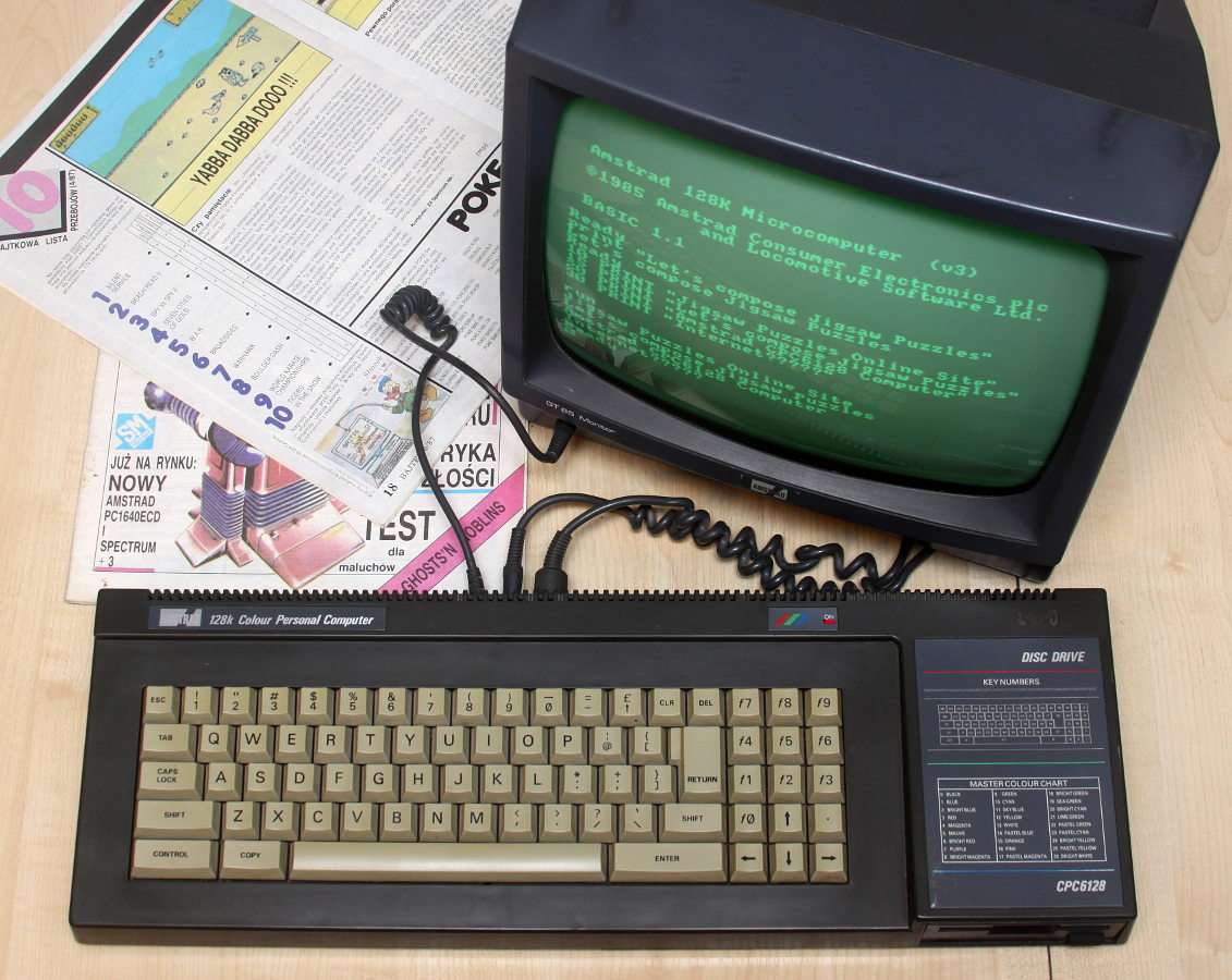 Amstrad CPC6128 Online-Puzzle