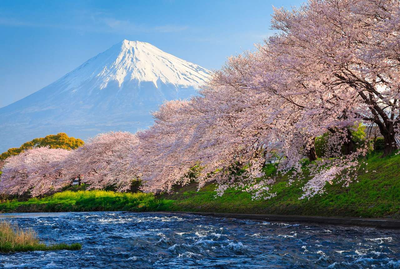 Планината Фуджи (Япония) онлайн пъзел